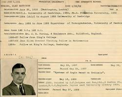 Image of Alan Turing, Princeton alumna