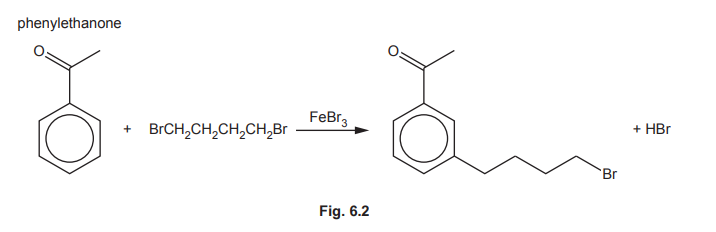 Fig. 6.2: Reaction of phenylethanone