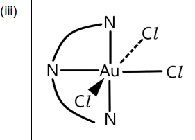 Structure of Au(dien)Cl₃