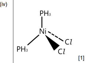 Structure of Ni(PH₃)₂Cl₂