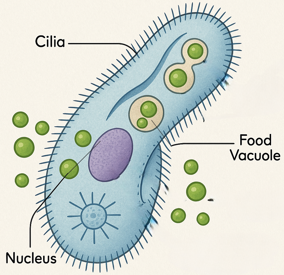 Paramecium diagram